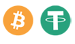 Bitcoin, USDT